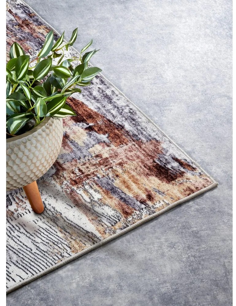 Sivý koberec 200x290 cm Malard Copper Gold – Elle Decoration
