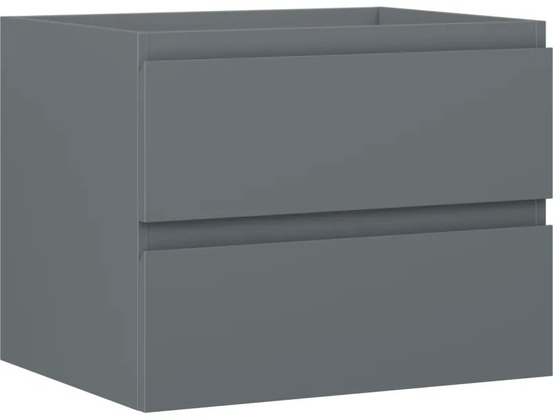 Mexen Orio, kúpeľňová skrinka 60 cm, 2 zásuvky, grafitová matná, 91A10-06047-2-BFF66