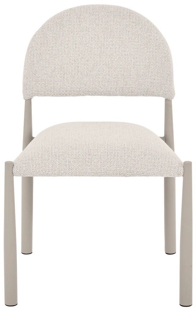 Čalouněná jídelní židle Maze béžovošedá