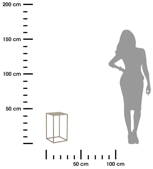 Stojan na kvety 40x24 cm béžová