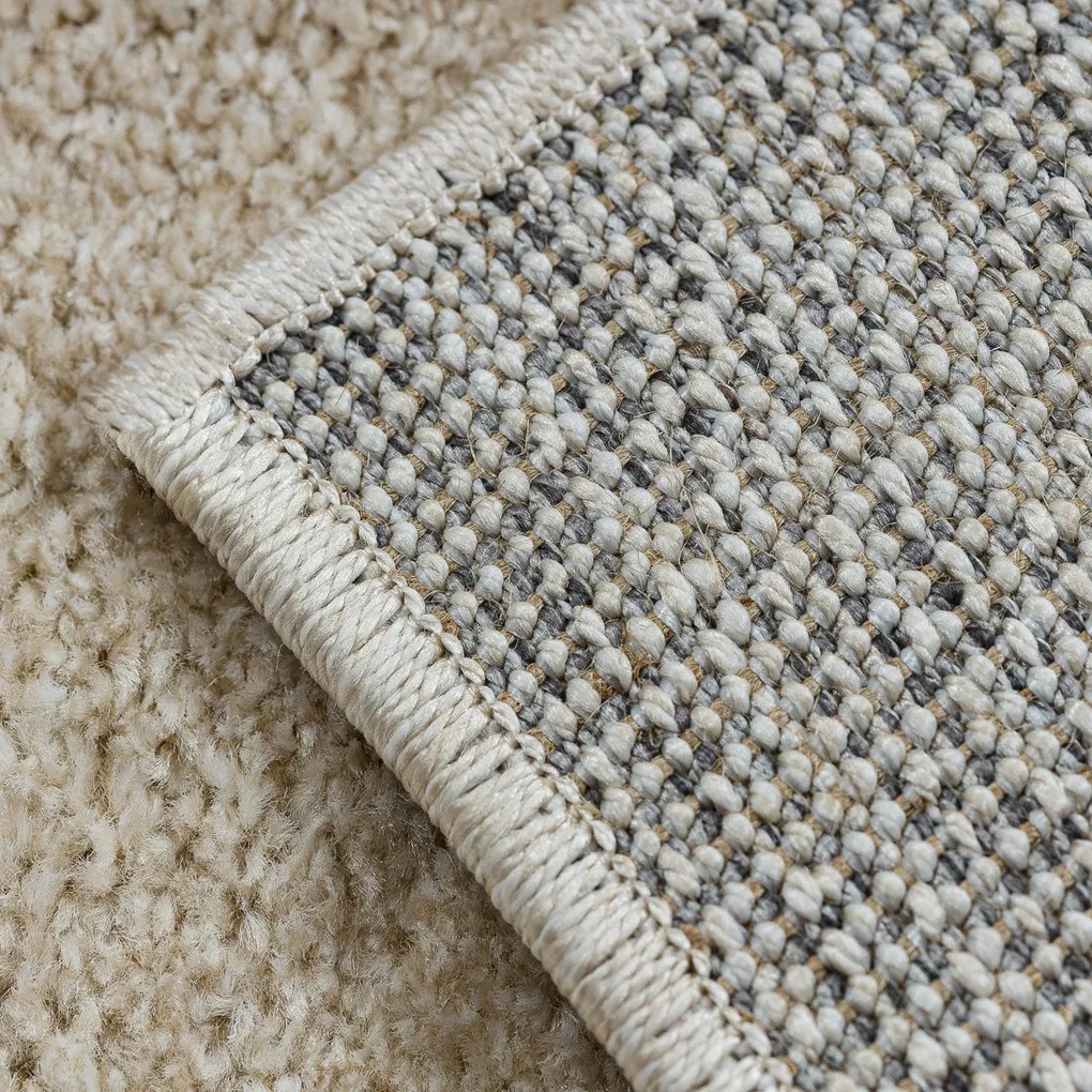 Dywany Łuszczów, Kusový koberec Fusion 0808 cream/l. beige, 140x190, béžová, kancelária