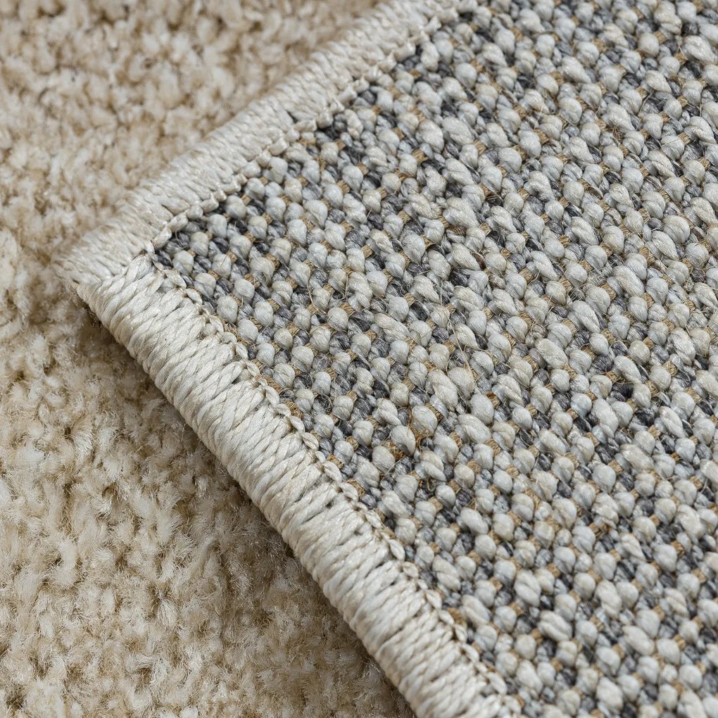 Dywany Łuszczów, Kusový koberec Fusion 0808 cream/l. beige, 160x220, béžová, kancelária