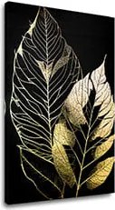 Zlatý dotyk na plátne Dancing Leaves of the Wind
