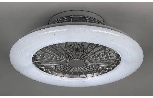 Rabalux - LED Stmievateľné stropné svietidlo s ventilátorom LED/30W/230V + DO