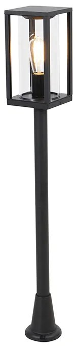 Priemyselná vonkajšia stojaca lampa čierna 100 cm IP44 - Charlois