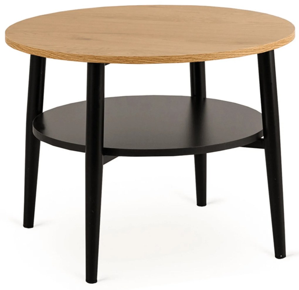 PROXIMA.store - Dizajnový konferenčný stolík PAULO FARBA: čierna, Materiál: orech