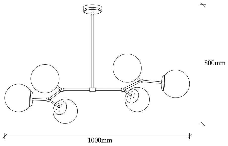 Mosadzné závesné svietidlo so skleneným tienidlom Damar – Opviq lights