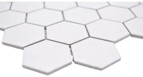 Keramická mozaika HX AT51 šesťuholník 32,5x28,1 cm Uni biela R10B