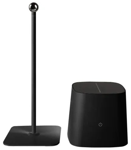 LED Solárna magnetická stolná lampa LED/5W/5V 3000-6000K 3600 mAh IP65 čierna