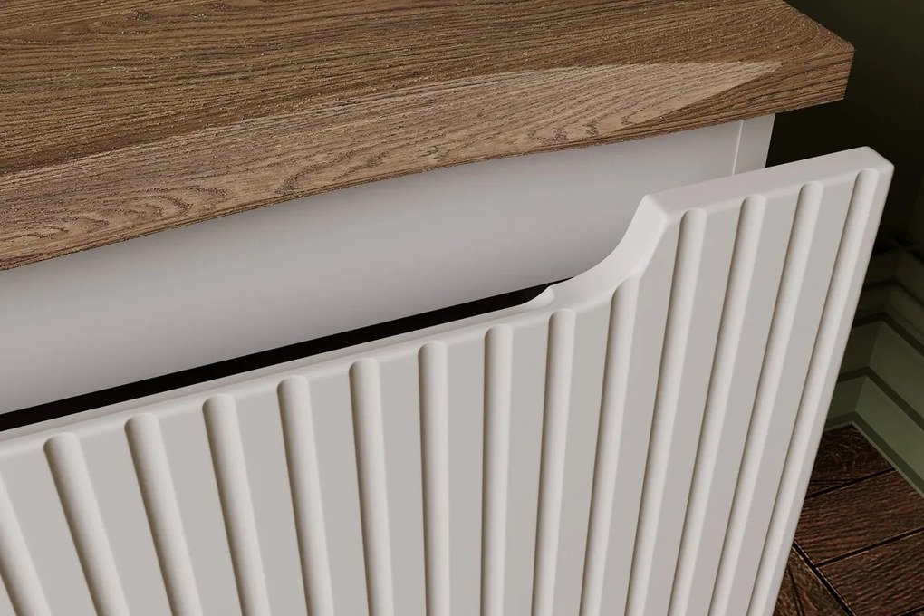 Závěsná skříňka pod umyvadlo Nova Cashmere s deskou 100 cm kašmírová