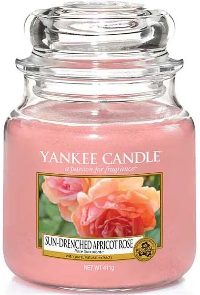 Yankee candle SUN-DRENCHED APRICOT ROSE STREDNÁ SVIEČKA 1577134