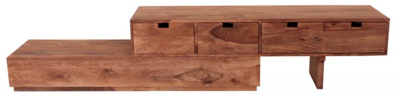 TV stolík 260x40x40 indický masív palisander Only stain