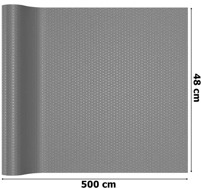 Protišmyková podložka HALVE sivá 48x500 cm