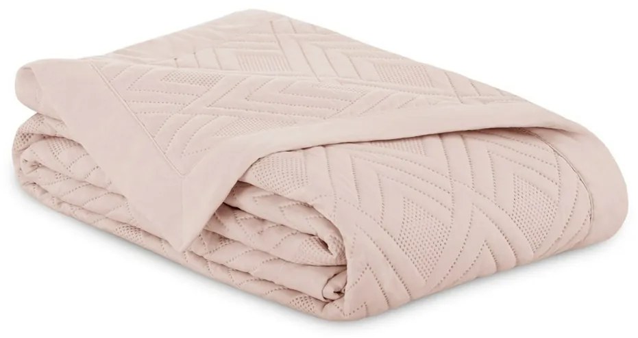 Restilo Prehoz na posteľ Ophelia púdrová ružová, 220 x 240 cm