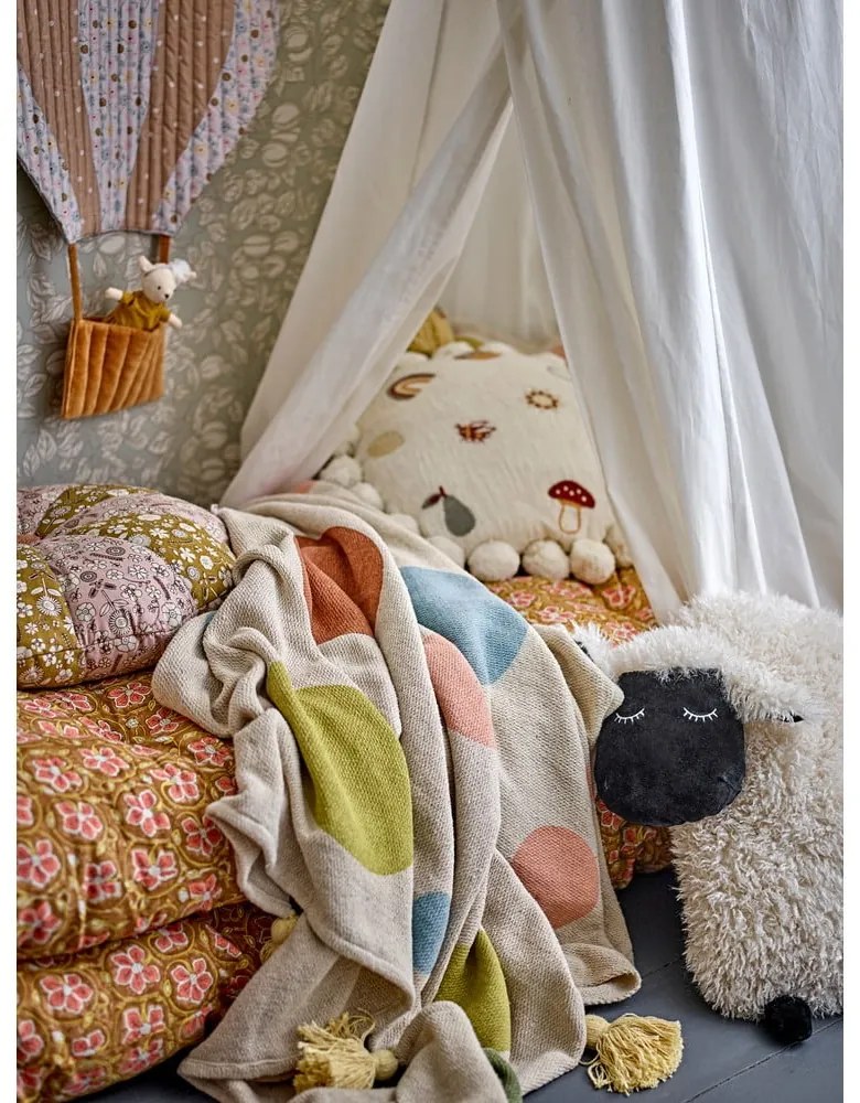 Detský vankúšik z mikroplyšu Dolly – Bloomingville Mini