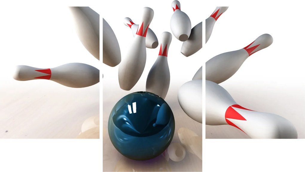 Obraz - Bowling (90x60 cm)