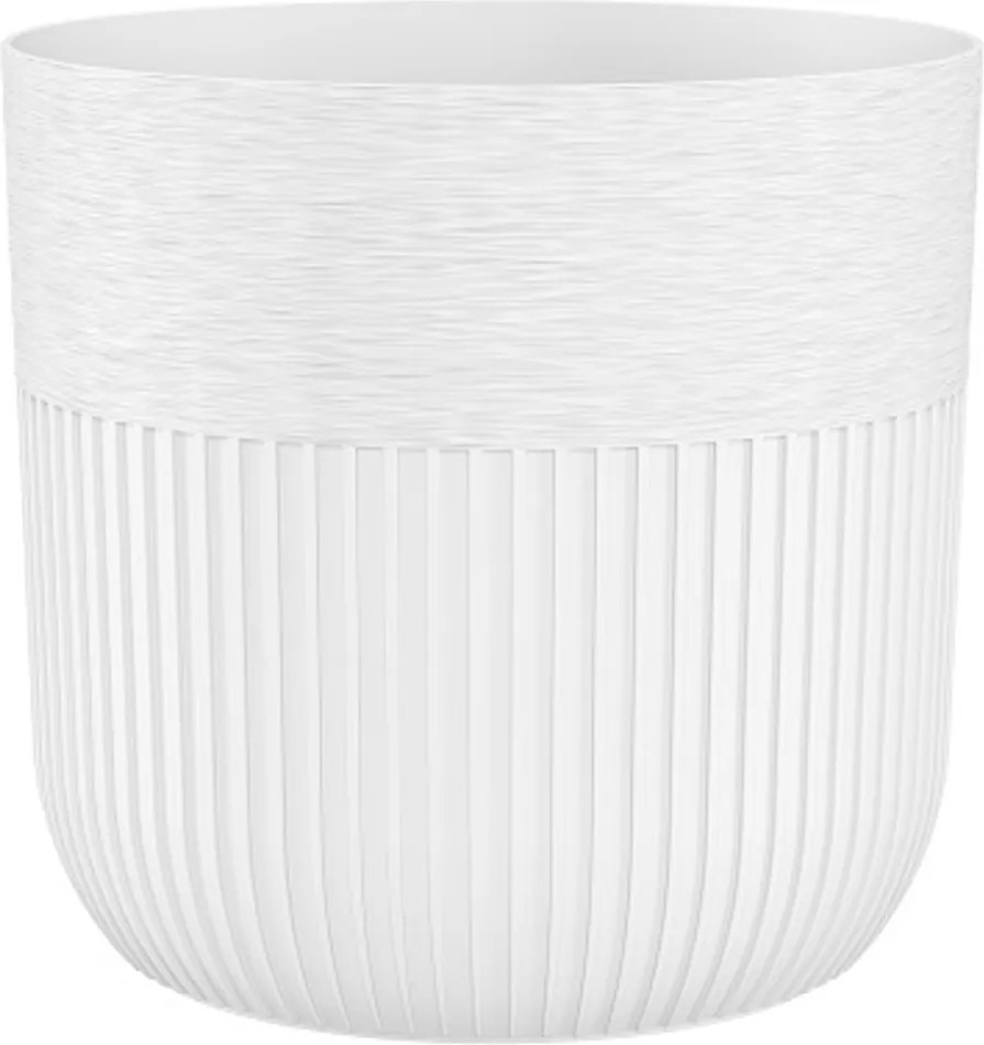 KRYT NA KVETINÁČ LUCA 160 MM BIELY *5717*