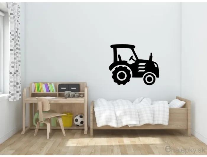 Nálepky na stenu - Traktor Farba: azúrovo modrá 052