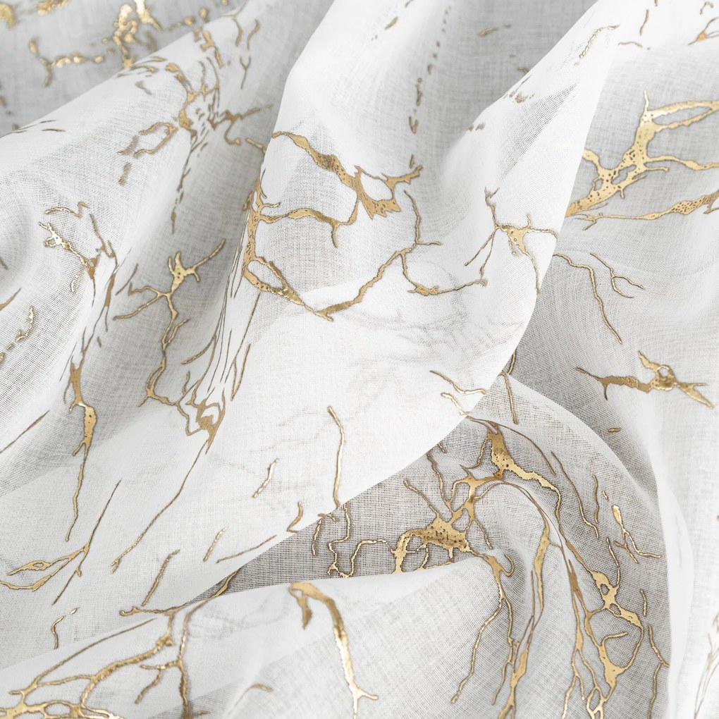 ZÁCLONA NA KRÚŽKOCH MARTA 140X250 CM VZOROVANÁ