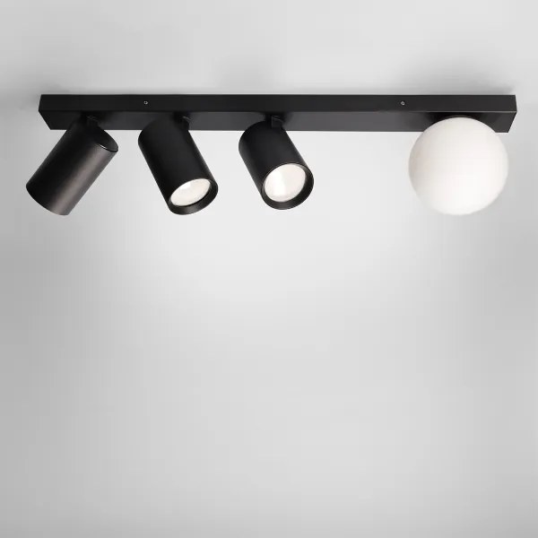 BRILAGI - Bodové svietidlo SELE BALL 3xGU10/30W/230V + 1xG9/10W čierna