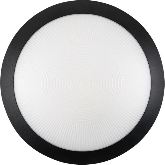 Rabalux 77235 - Vonkajšie stropné svietidlo so senzorom WELRO 1xE27/9W/230V IP65 pr.30 cm čierna