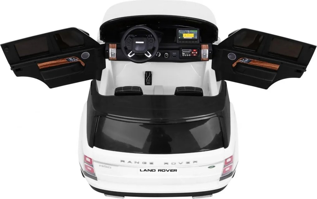 Ramiz Range Rover HSE 2-miestne detské auto Biele SUV + Pilot