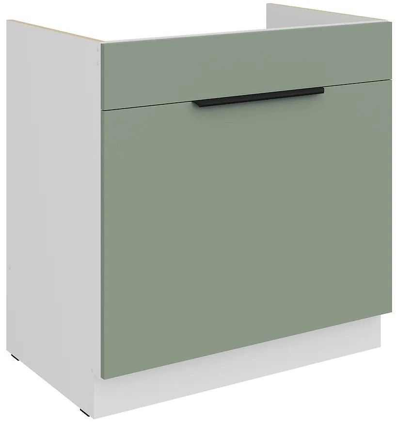 Kuchynská skrinka Aria-Sa/Wh Anti Fingerprint 80zl 1s Bb