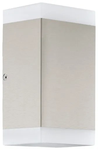 Eglo 75545 - LED Vonkajšie nástenné svietidlo CARPINERA 2xGU10/4,6W/230V IP44