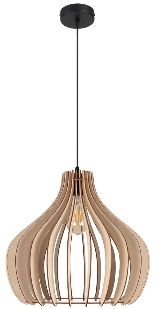 Luster na lanku WILL 1xE27/60W/230V čierna