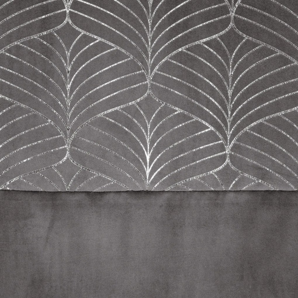 ZATEMŇOVACÍ ZÁVES NA KRÚŽKOCH LINDI 140X250 CM STRIEBORNÁ