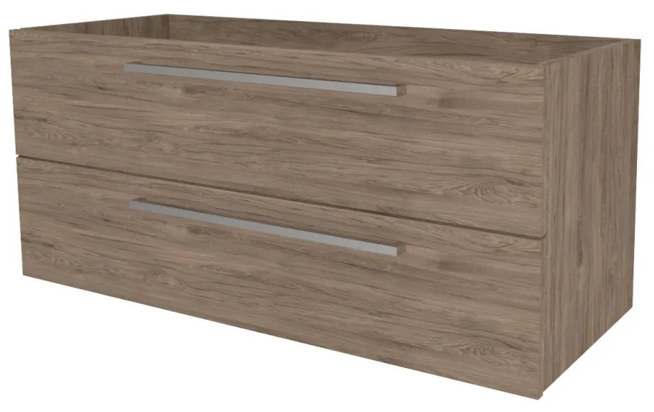 Mereo Bino, kúpeľňová skrinka 121 cm, Multidecor, Dark Rockford Hic, MER-CN693SDRH1