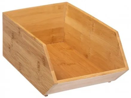 Bambusový organizér, úložný box, 1-komorový, SINGLE CAJA, 31x17x13