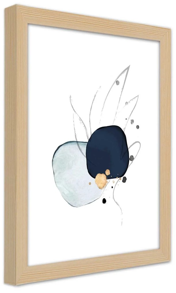 Gario Plagát Abstraktné postavy a línie Farba rámu: Bez rámu, Rozmery: 40 x 60 cm