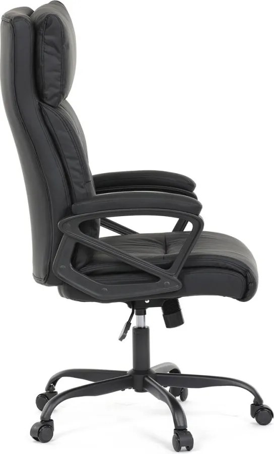Kancelárske kreslo PEDRO — ekokoža, čierna