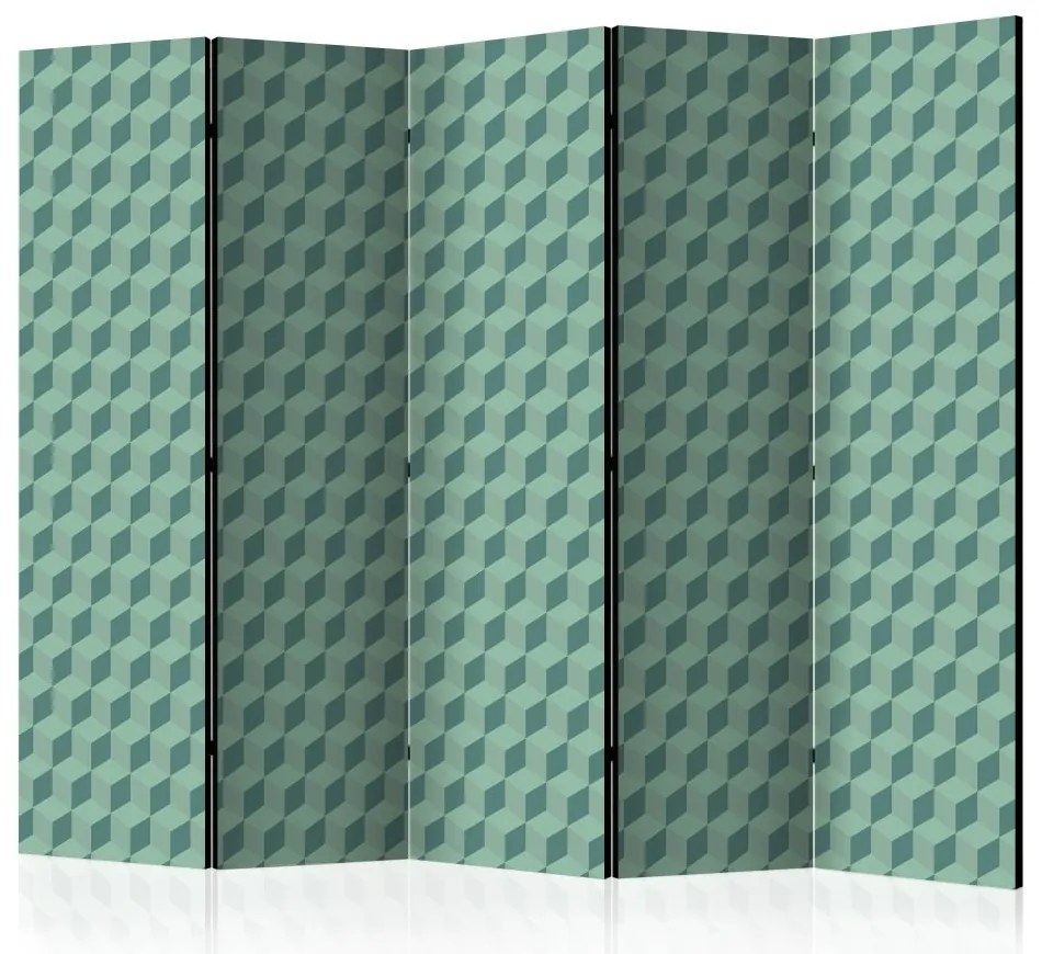 Artgeist Paraván - Monochromatic cubes [Room Dividers]