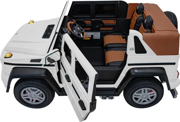 Elektrické autíčko Mercedes Benz MAYBACH G650 biele