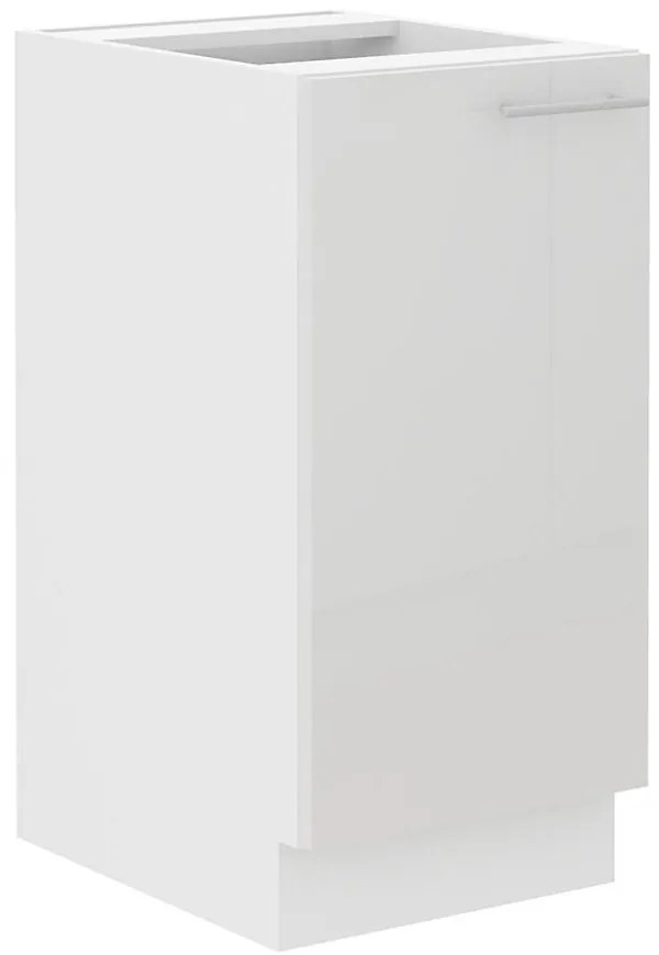 Kuchynská skrinka Lara 40d 1f Bb Mdf biely lesk