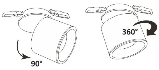 LED Podhľadové bodové svietidlo HARON LED/20W/230V biela