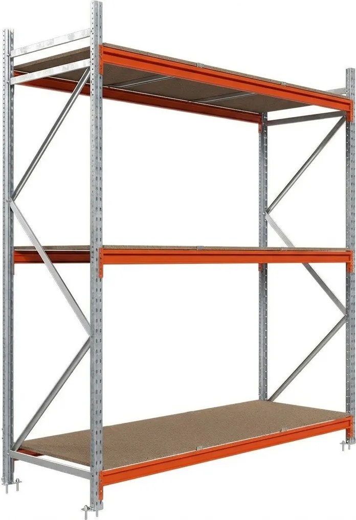 Kovový regál LONGSPAN 200x150x60-3-DTD