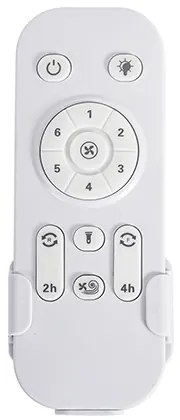 Stropný ventilátor pr. 132 cm IP44 čierny + DO