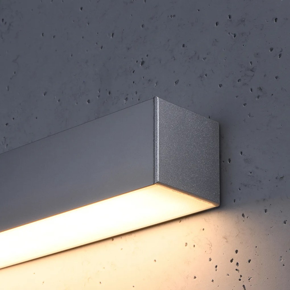 Nástenné LED svietidlo Pinne 150, 1x LED 39w, 3000k, s