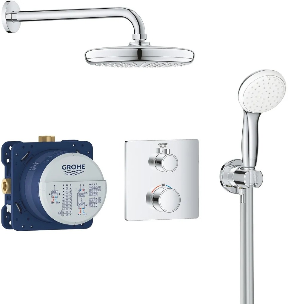 Grohe Grohtherm sprchová súprava podomietková áno chrómová 34729000