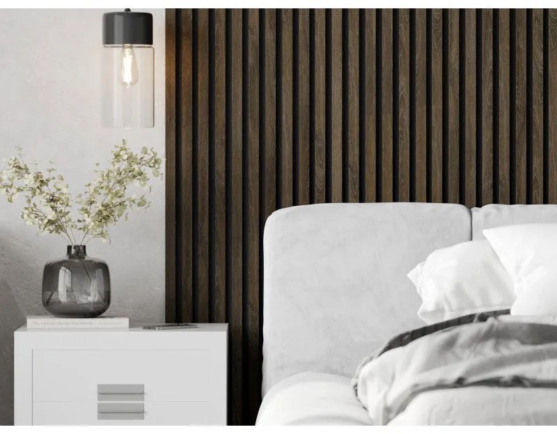 Mexen Lam-F, akustické stenové lamely 275 × 31,5 cm, filc 6 mm, dub espresso, S105-275317-2812-065