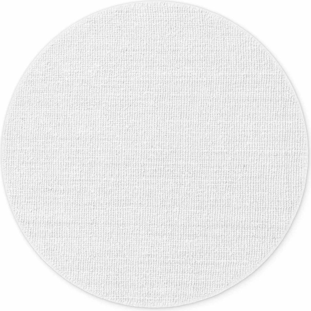 Hanse Home, Kusový koberec Jaipur 106325 White kruh, 160x160 (priemer) kruh, biela, chodba / predsieň