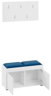 Predsieň Alekto VII, Dostupné poťahy: ekokoža Soft 017 (biela), Farby: biela