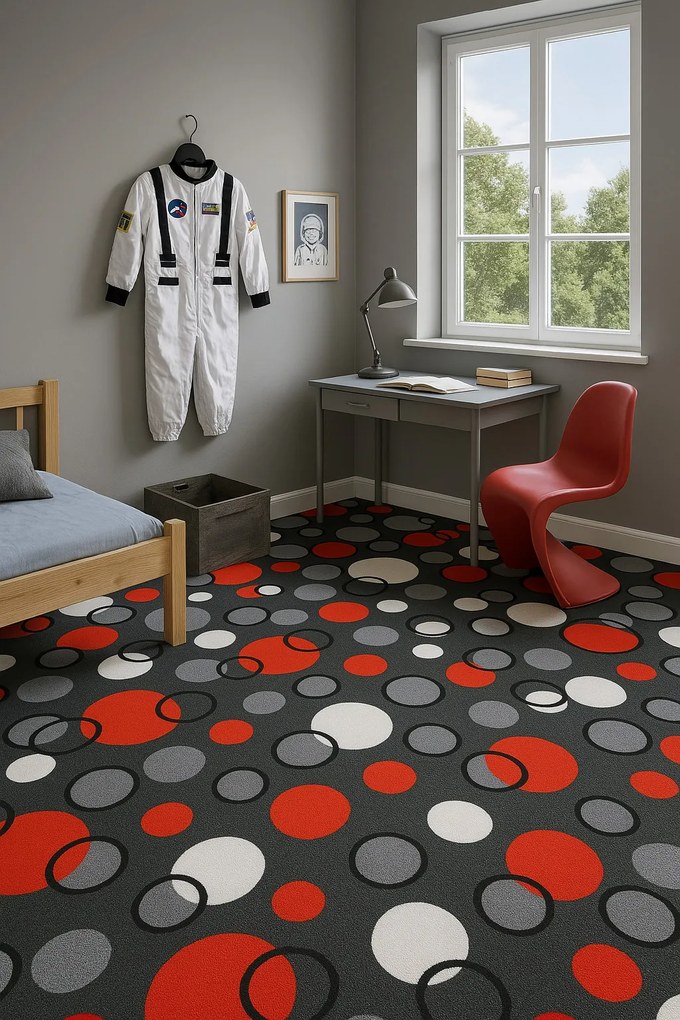 Associated Weavers, Koberec metráž Expo New 97, na mieru, šíře 4m,5m, šedá, filc, obývacia izba