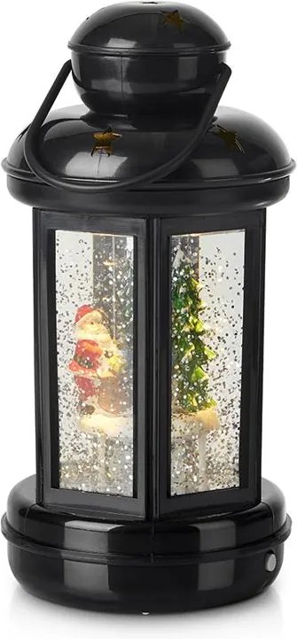 Markslojd VIANOČNÁ DEKORÁCIA COSY Swirling Lantern 23cm black 704568