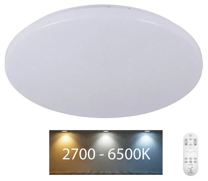 NEDES LED Stmievateľné stropné svietidlo STAR LED/50W/230V 2700-6500K + diaľkové ovládanie ND3304