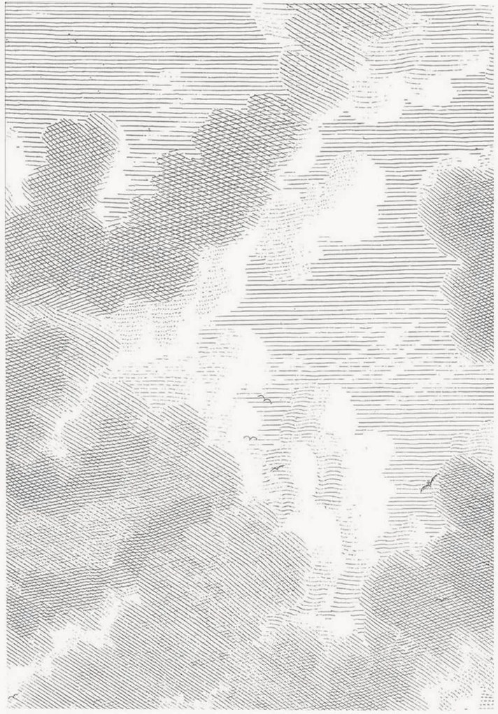Vliesová tapeta Engraved Clouds