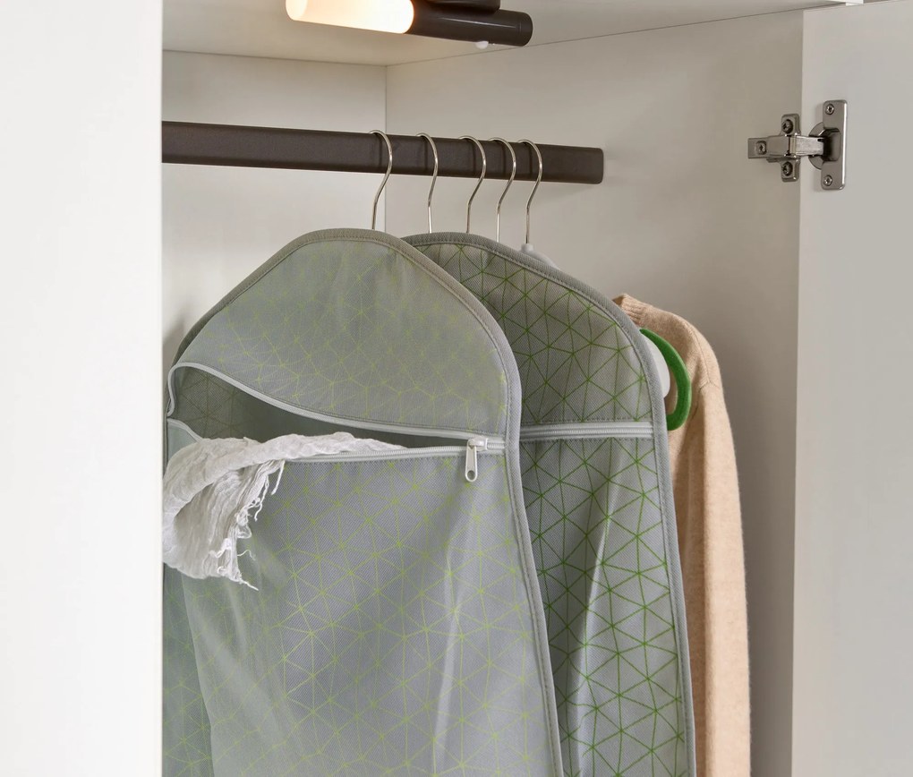 Obzvlášť úzke vešiaky na šaty, 8 ks, sivé